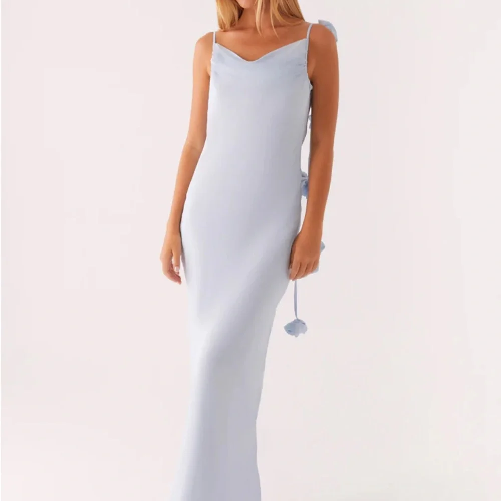 Peppermayo Sky Blue Backless Dress - Picture 4 of 4